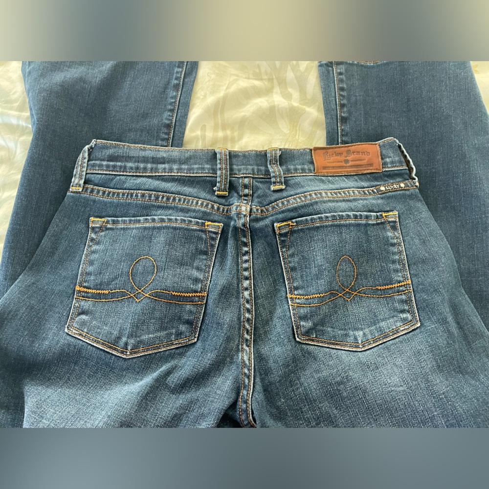 Lucky Brand Dark Blue Sofia Bootcut Jeans